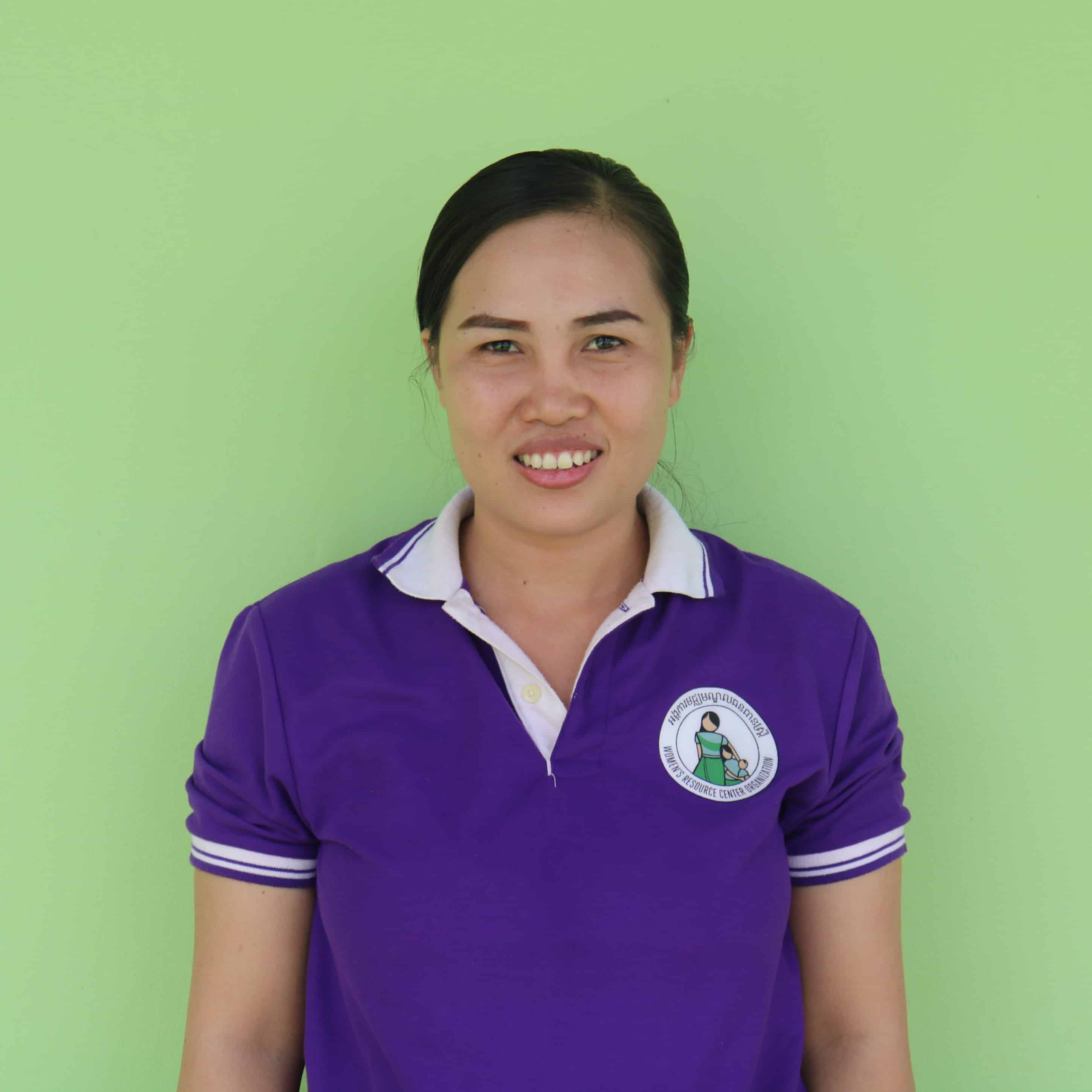 Kimsan Oun, Programs Coordinator at Women's Resource Center, Cambodia